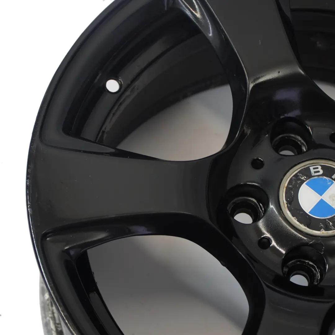 BMW E90 E91 Black Wheel Alloy Rim Spider Spoke 157 17" ET:34 8J - SKU 6770239-6 - Part number 6770239