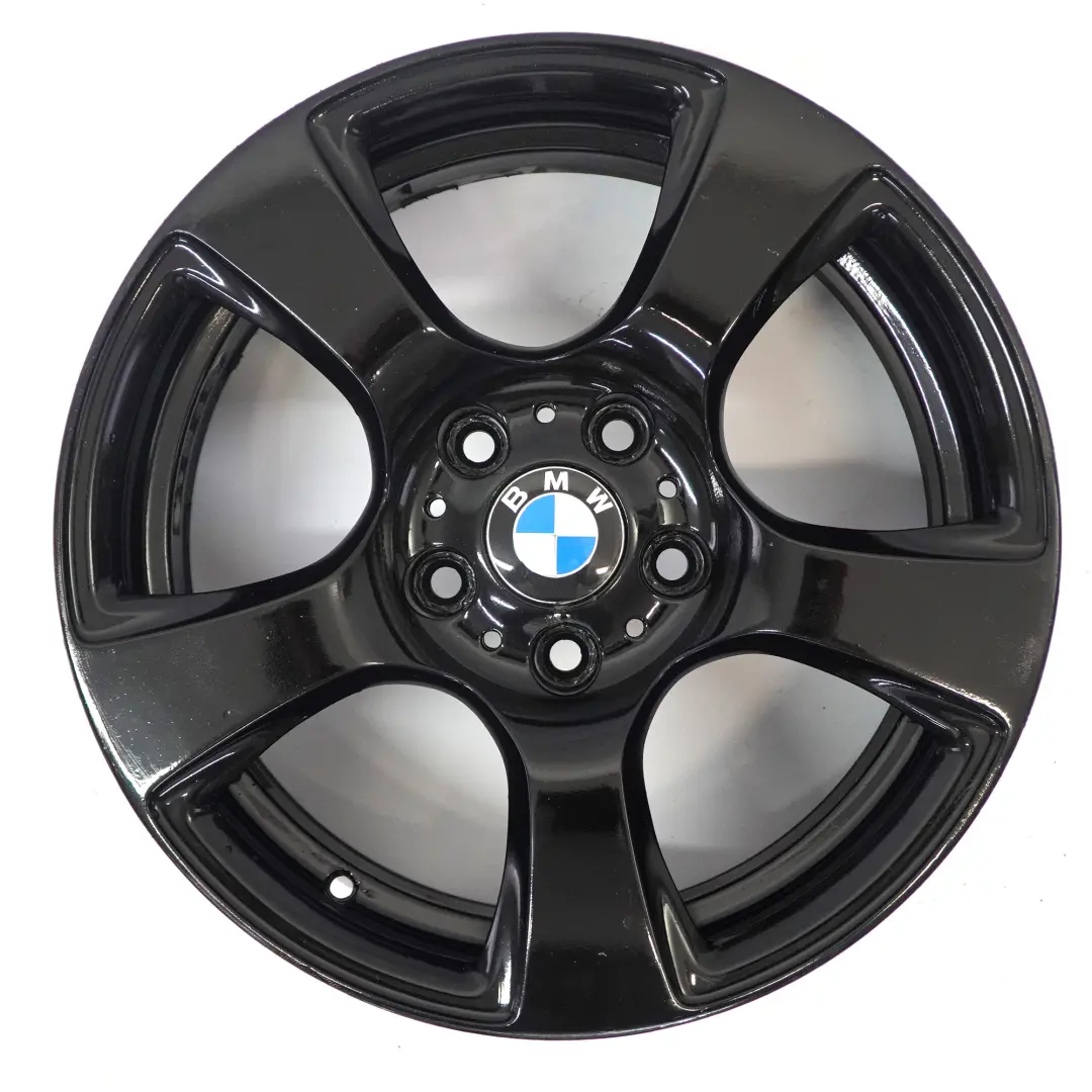 BMW E90 E91 Black Wheel Alloy Rim Spider Spoke 157 17" ET:34 8J - SKU 6770239-7 - Part number 6770239