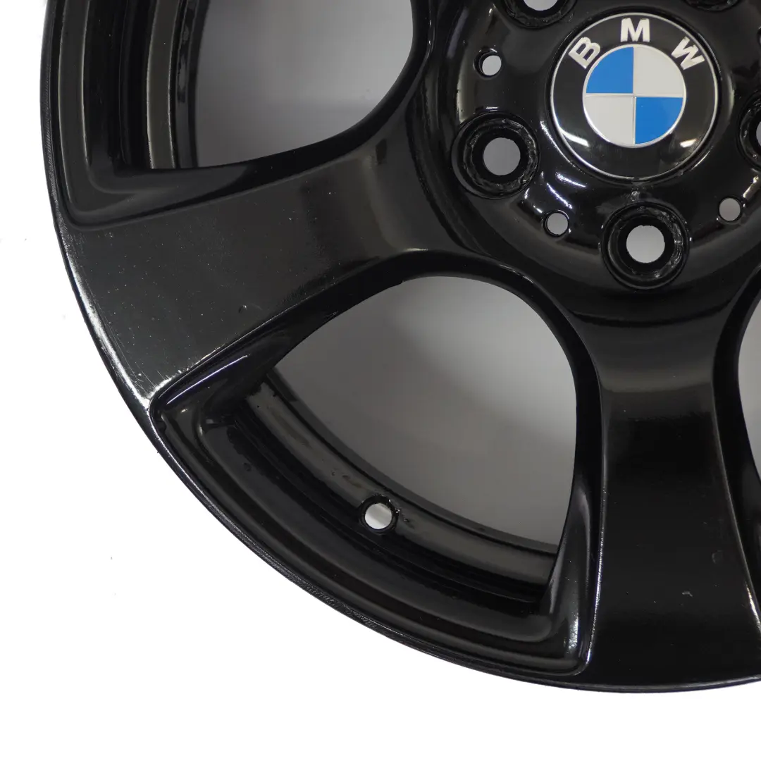 BMW E90 E91 Black Wheel Alloy Rim Spider Spoke 157 17" ET:34 8J - SKU 6770239-7 - Part number 6770239
