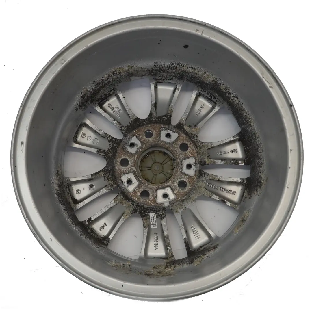 Alloy Wheel Rim 16" V-spoke 229 ET:44 7J to BMW 1 Series E81 E82 E87 E88 with Part number 6774684 BMW 1 Series E81 E82 E87 E88 Alloy Wheel Rim 16" V-spoke 229 ET:44 7J - SKU 6774684-1 - Part number 6774684