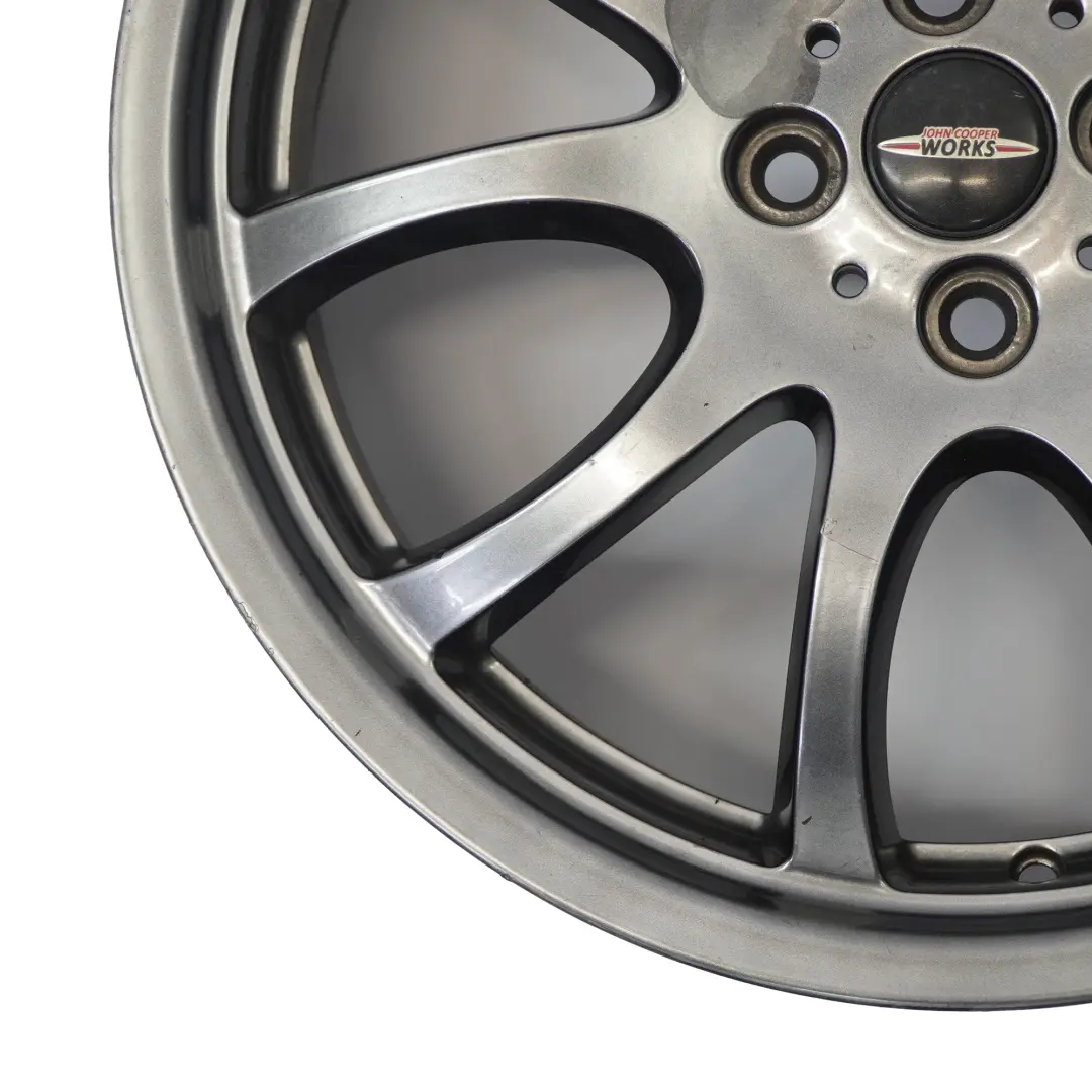 Mini R50 R53 R55 R56 JCW Cerchio in lega argento brillante 18" 7J ET:52 - SKU 6777973-1 - Numero di parte 6777973