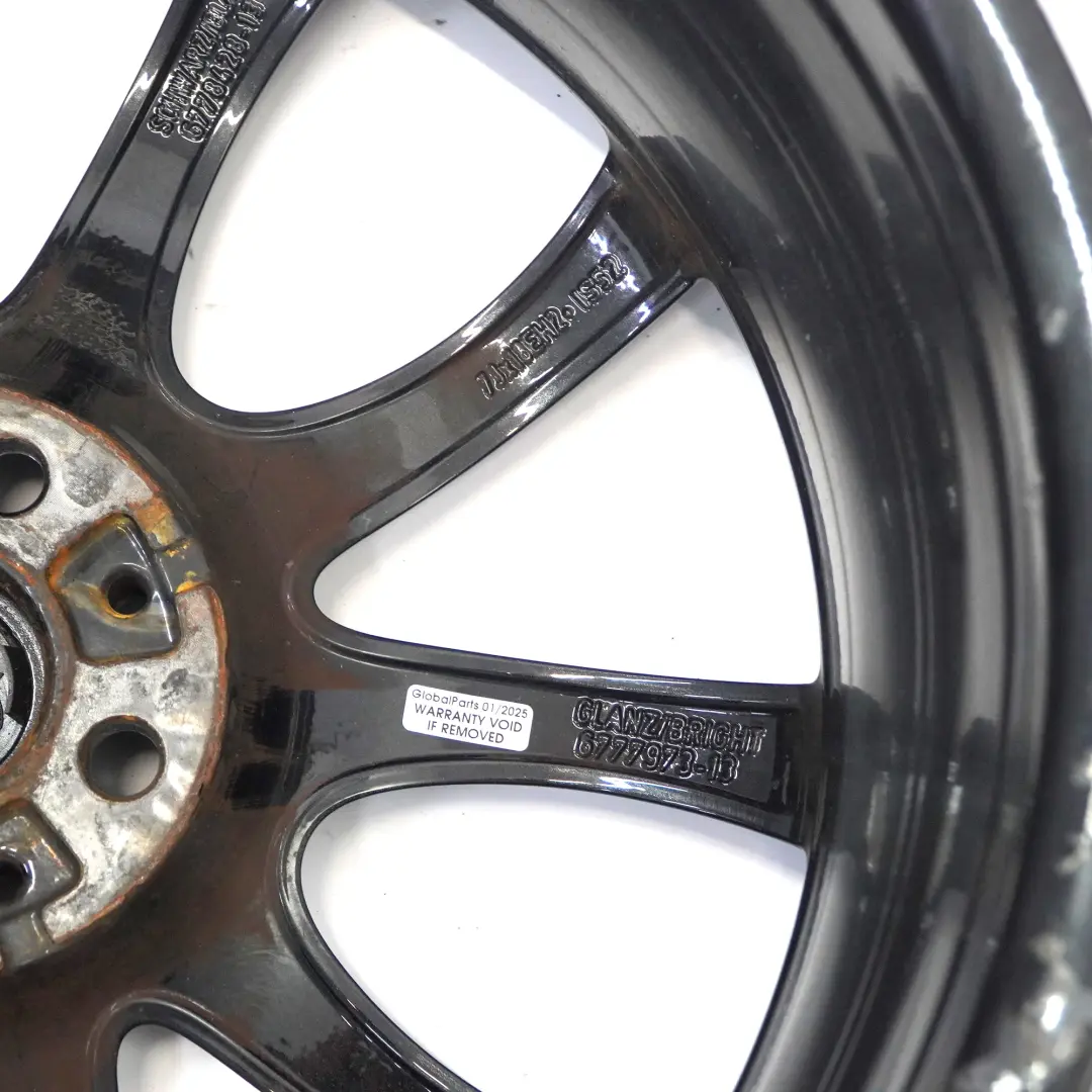 Alloy Rim Bright Silver 18" 7J ET:52 to Mini R50 R53 R55 R56 JCW Wheel with Part number 6777973 Mini R50 R53 R55 R56 JCW Wheel Alloy Rim Bright Silver 18" 7J ET:52 - SKU 6777973-3 - Part number 6777973