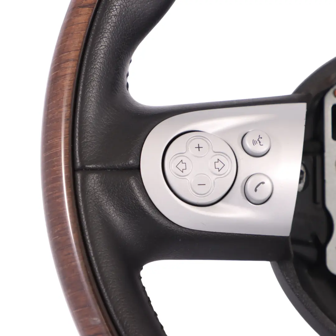 Legno / Pelle Nera Sport Multifunzione per Volante Mini Cooper R56 R55 R57 con numero di parte 6783354 Volante Mini Cooper R56 R55 R57 Legno / Pelle Nera Sport Multifunzione - SKU 6783354 - Numero di parte 6783354