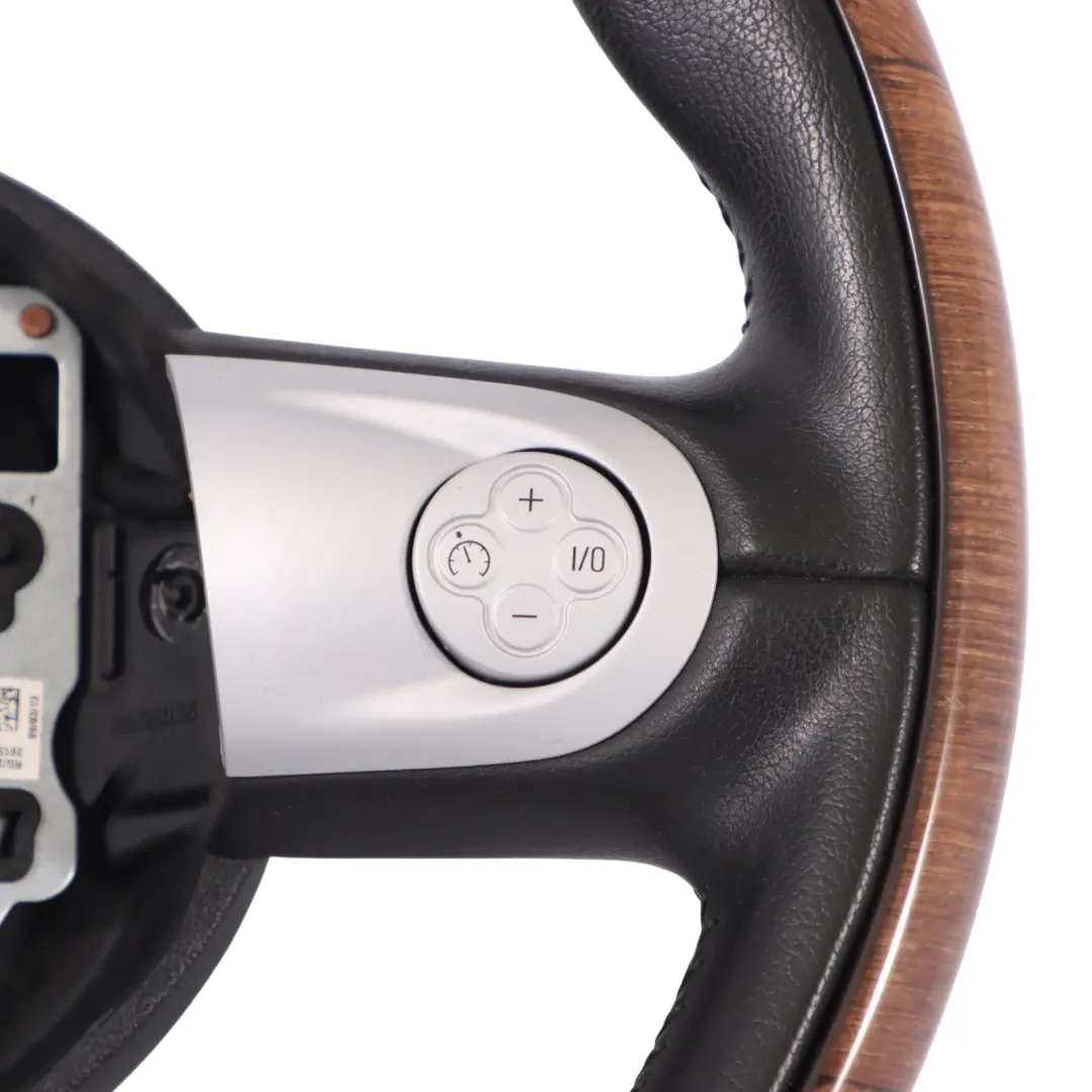 Kierownica Sport Czarna Skóra Drewno Multifunkcja do Mini Cooper R56 R57 o numerze 6783354 Mini Cooper R56 R57 Kierownica Sport Czarna Skóra Drewno Multifunkcja - SKU 6783354 - Numer Części 6783354