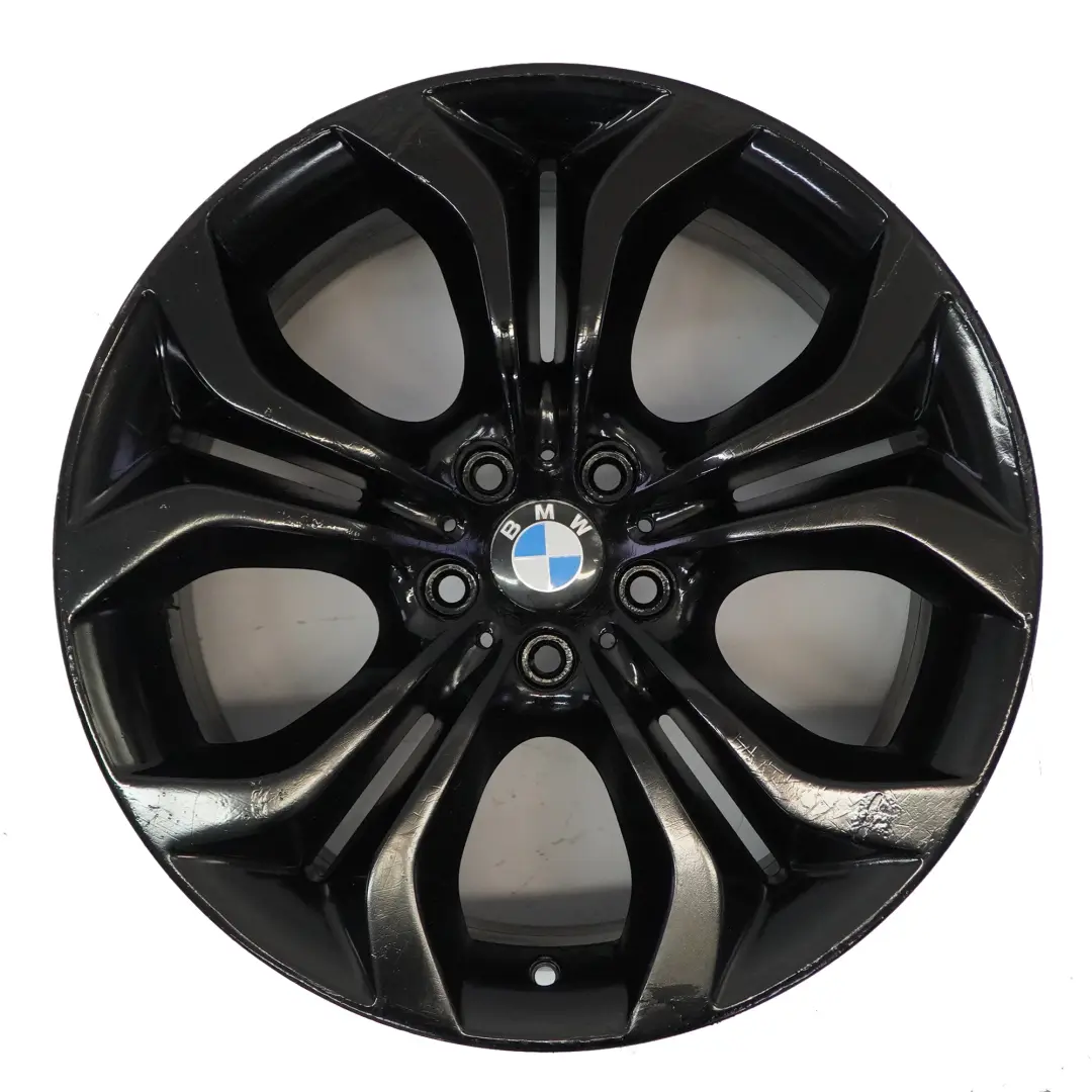 Front Black Alloy Rim 20" 10J ET:40 Y Spoke 336 to BMW X5 E70 with Part number 6788010 BMW X5 E70 Front Black Alloy Rim 20" 10J ET:40 Y Spoke 336 - SKU 6788010-3 - Part number 6788010