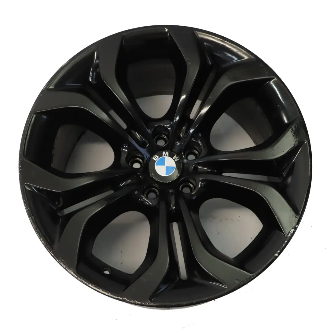 Cerchio In Lega Nera Posteriore 20" 11J ET:37 Y Raggi 336 per BMW X5 E70 con numero di parte 6788011 BMW X5 E70 Cerchio In Lega Nera Posteriore 20" 11J ET:37 Y Raggi 336 - SKU 6788011-2 - Numero di parte 6788011