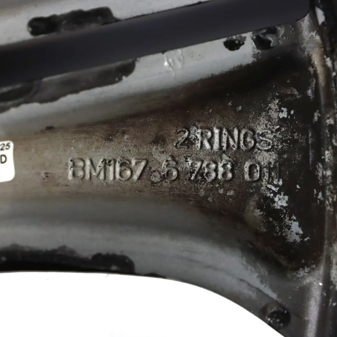 BMW X5 E70 Cerchio In Lega Nera Posteriore 20" 11J ET:37 Y Raggi 336 - SKU 6788011-2 - Numero di parte 6788011