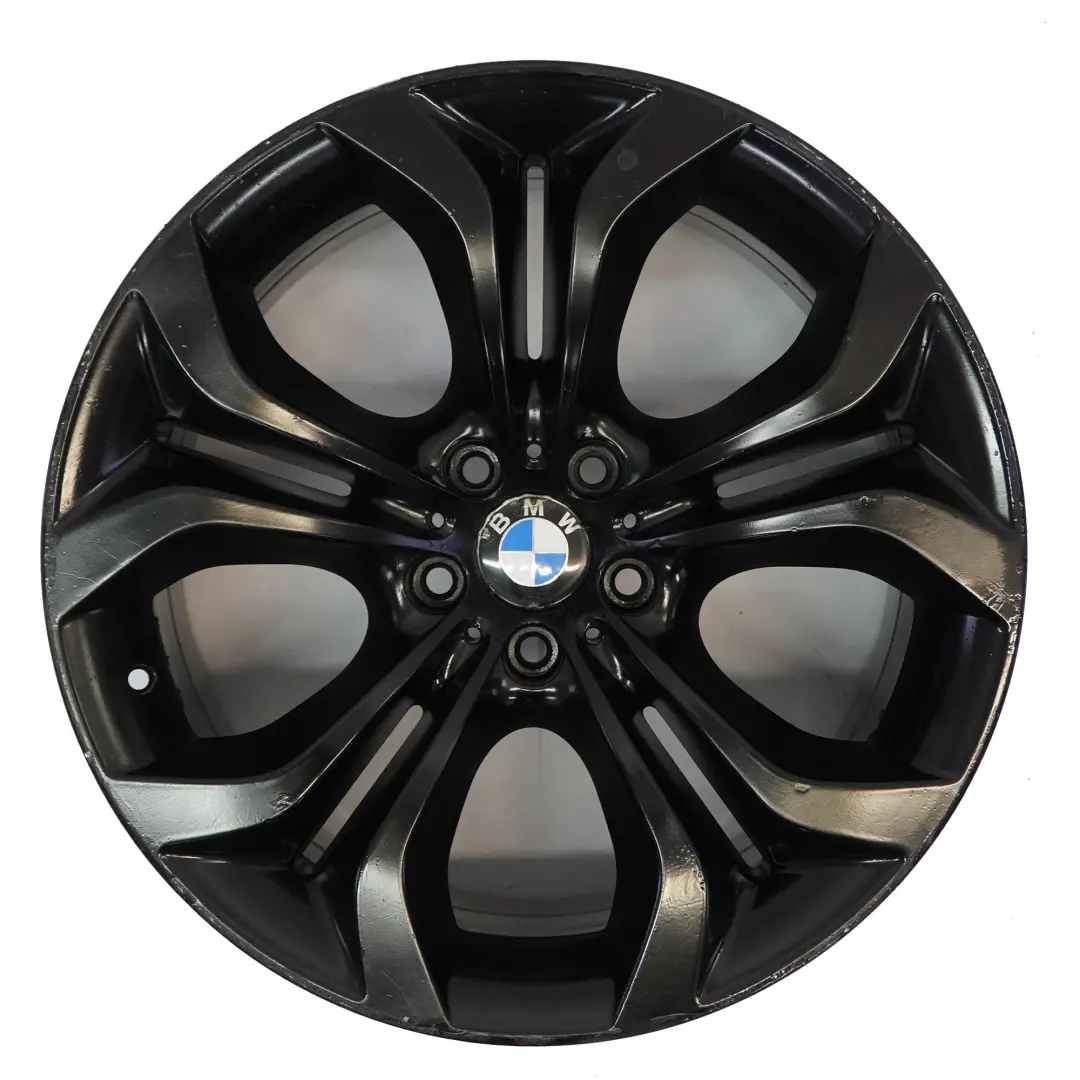 Alloy Rim 20" 11J ET:37 Y Spoke 336 to BMW X5 E70 Rear Black with Part number 6788011 BMW X5 E70 Rear Black Alloy Rim 20" 11J ET:37 Y Spoke 336 - SKU 6788011-3 - Part number 6788011