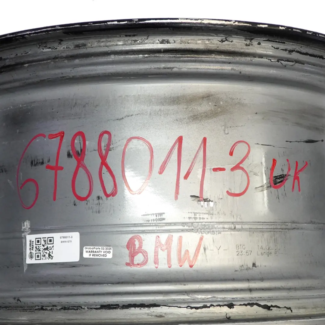 Alloy Rim 20" 11J ET:37 Y Spoke 336 to BMW X5 E70 Rear Black with Part number 6788011 BMW X5 E70 Rear Black Alloy Rim 20" 11J ET:37 Y Spoke 336 - SKU 6788011-3 - Part number 6788011