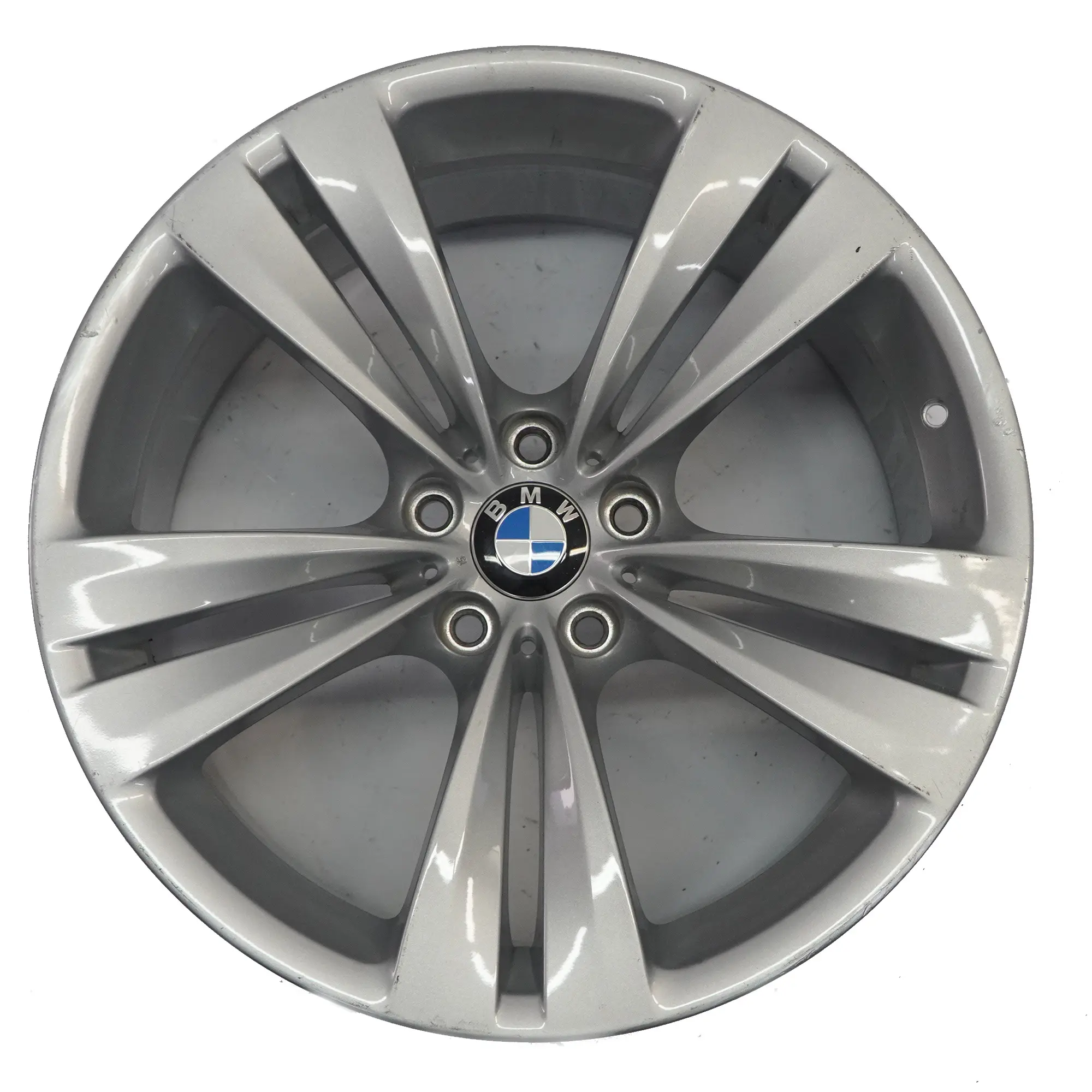 BMW F01 F07 Silver Light Alloy Wheel Rim 20" Double Spoke 316 10J ET:41 6788706