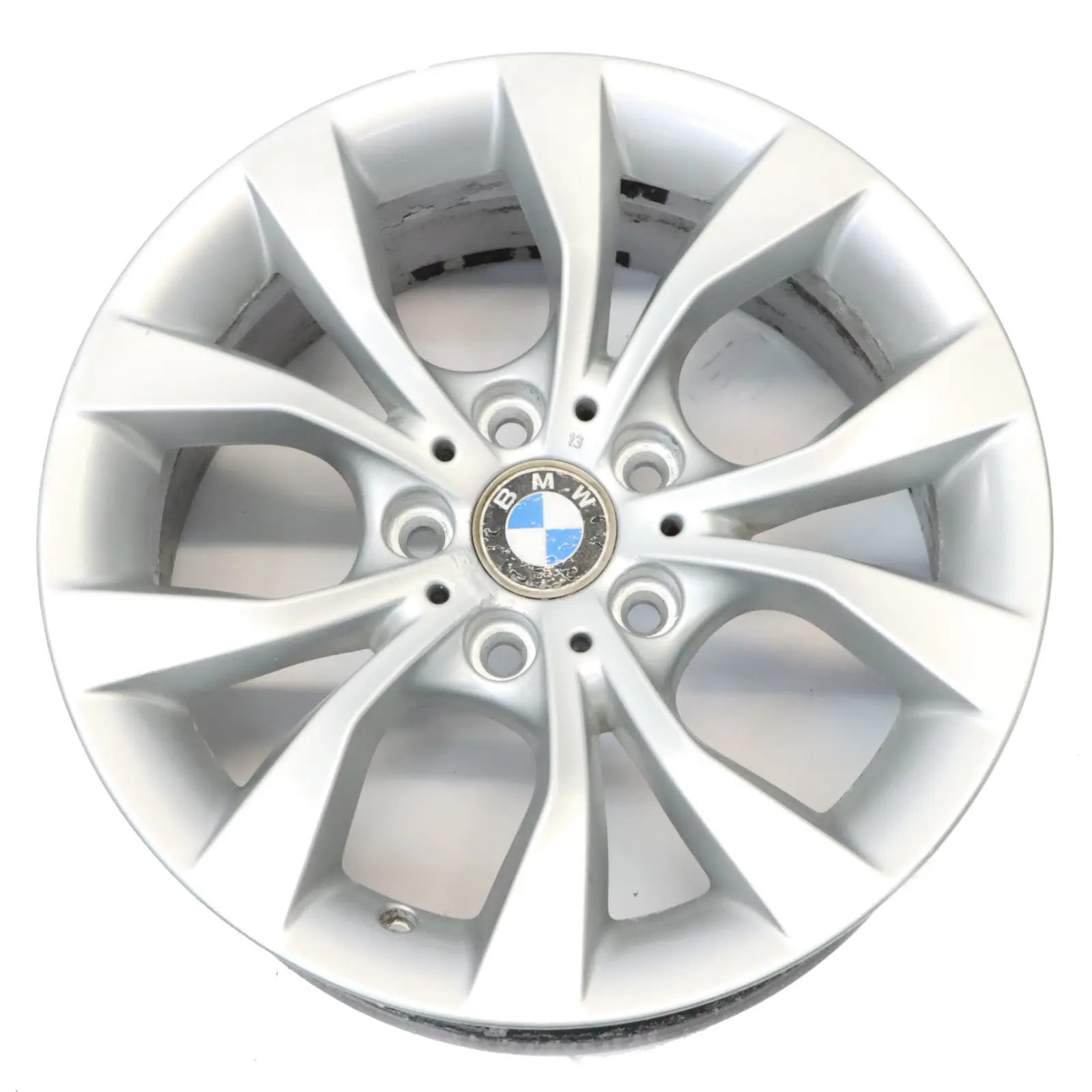 BMW X1 E84 Argento Cerchio In Lega 17" A Raggi V 318 Et:34 7,5J 6789141