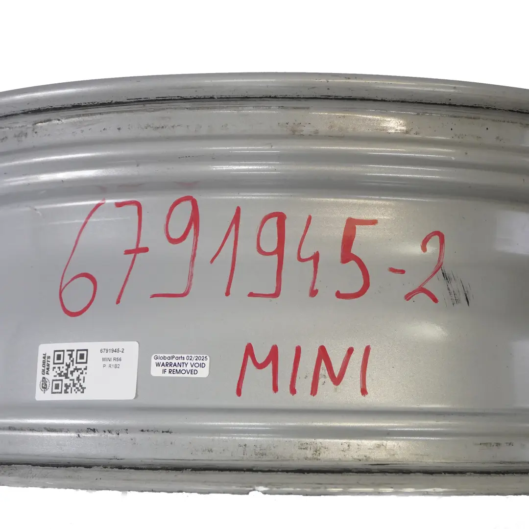 Mini Cooper R55 R56 R57 Silver Wheel Alloy Rim 17" 7J ET:48 Conical Spoke 121 - SKU 6791945-2 - Part number 6791945