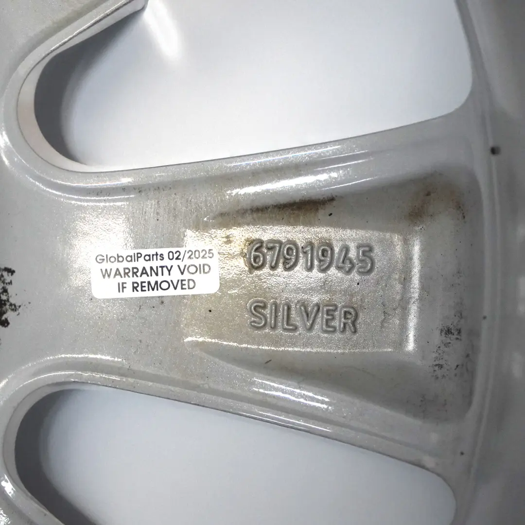 Mini Cooper R55 R56 R57 Silver Wheel Alloy Rim 17" 7J ET:48 Conical Spoke 121 - SKU 6791945-3 - Part number 6791945