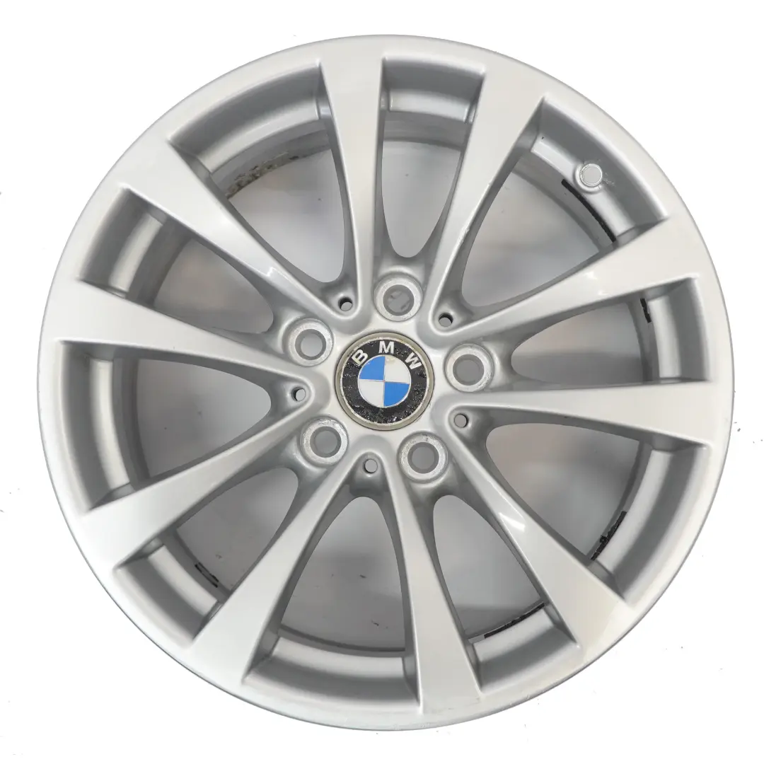 BMW F30 F31 F32 F33 Silver Alloy Wheel Rim 17" 7,5J ET:37 V-Spoke 395 - SKU 6796244-3 - Part number 6796244