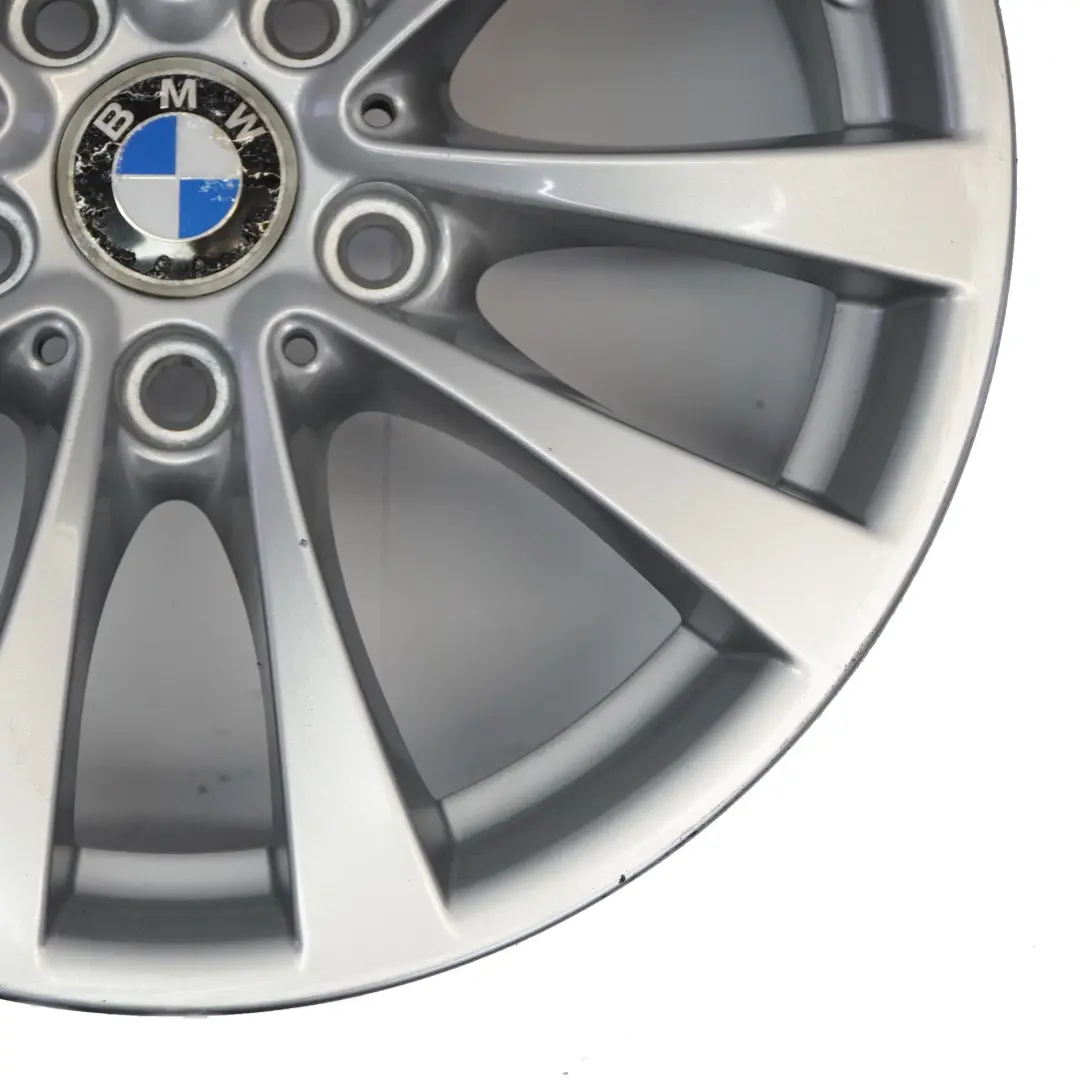 BMW F30 F31 F32 Rear Silver Alloy Wheel Rim 17" 8,5J ET:47 V-Spoke 395 - SKU 6796245-3 - Part number 6796245