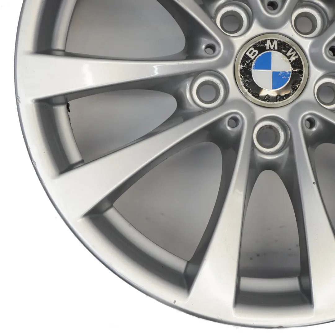 BMW F30 F31 F32 Rear Silver Alloy Wheel Rim 17" 8,5J ET:47 V-Spoke 395 - SKU 6796245-3 - Part number 6796245
