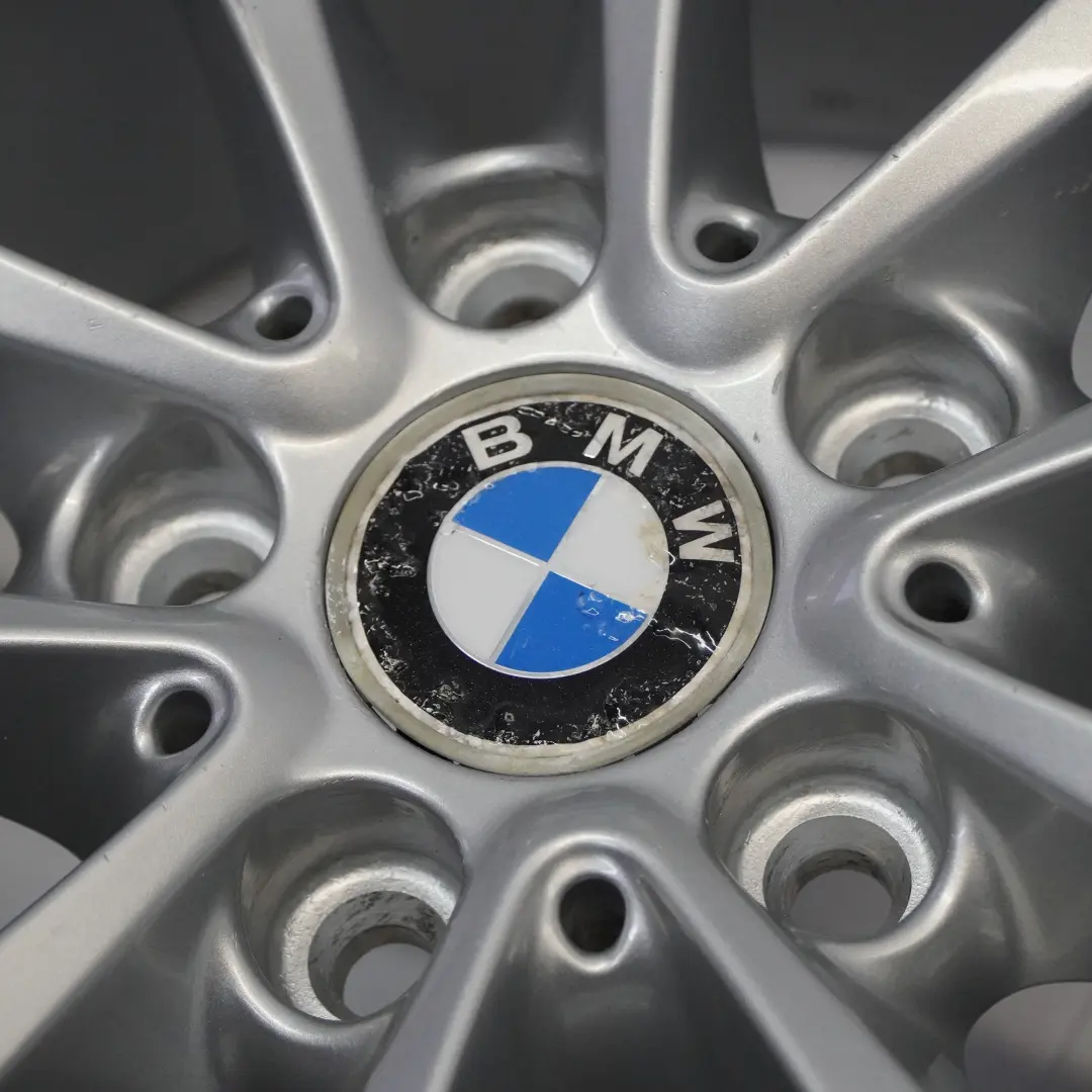 BMW F30 F31 F32 Rear Silver Alloy Wheel Rim 17" 8,5J ET:47 V-Spoke 395 - SKU 6796245-3 - Part number 6796245