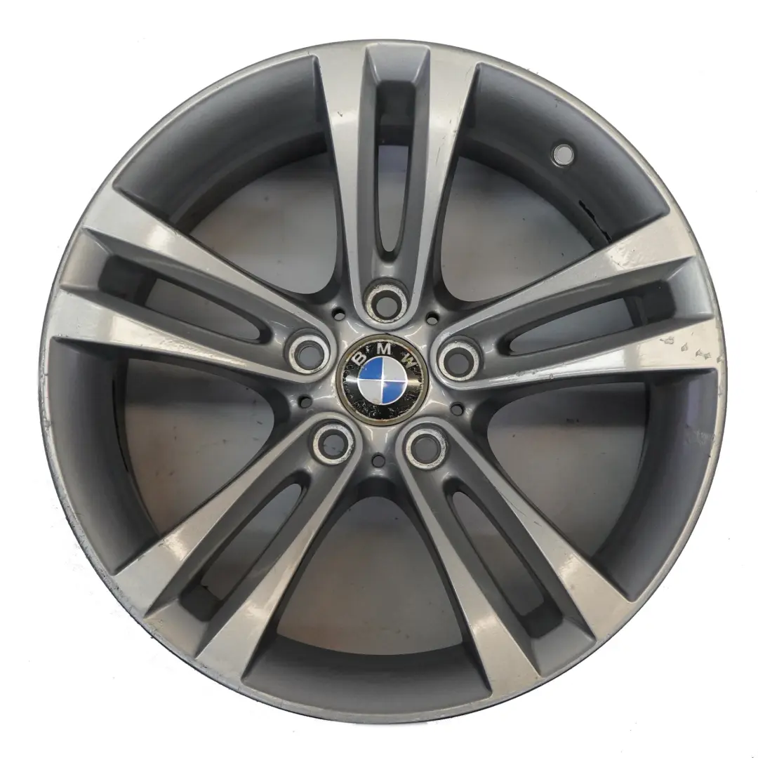 Alloy Rim 18" Double Spoke 397 ET:34 8J to BMW F30 F31 F32 F33 Silver Wheel with Part number 6796247 BMW F30 F31 F32 F33 Silver Wheel Alloy Rim 18" Double Spoke 397 ET:34 8J - SKU 6796247-3 - Part number 6796247