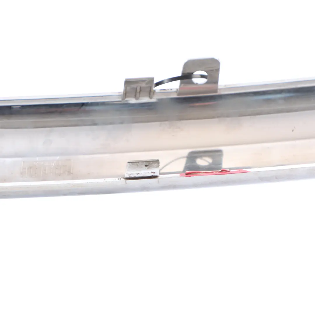 Bumper Lower Trim Strip Cover Chrome to Mini Cooper R50 Rear with Part number 6800217 Mini Cooper R50 Rear Bumper Lower Trim Strip Cover Chrome - SKU 6800217-1 - Part number 6800217