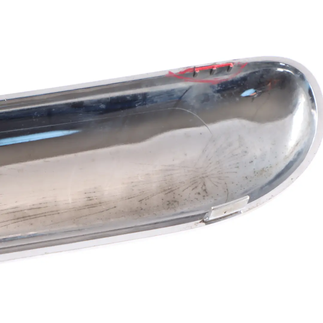 Bumper Lower Trim Strip Cover Chrome to Mini Cooper R50 Rear with Part number 6800217 Mini Cooper R50 Rear Bumper Lower Trim Strip Cover Chrome - SKU 6800217-1 - Part number 6800217