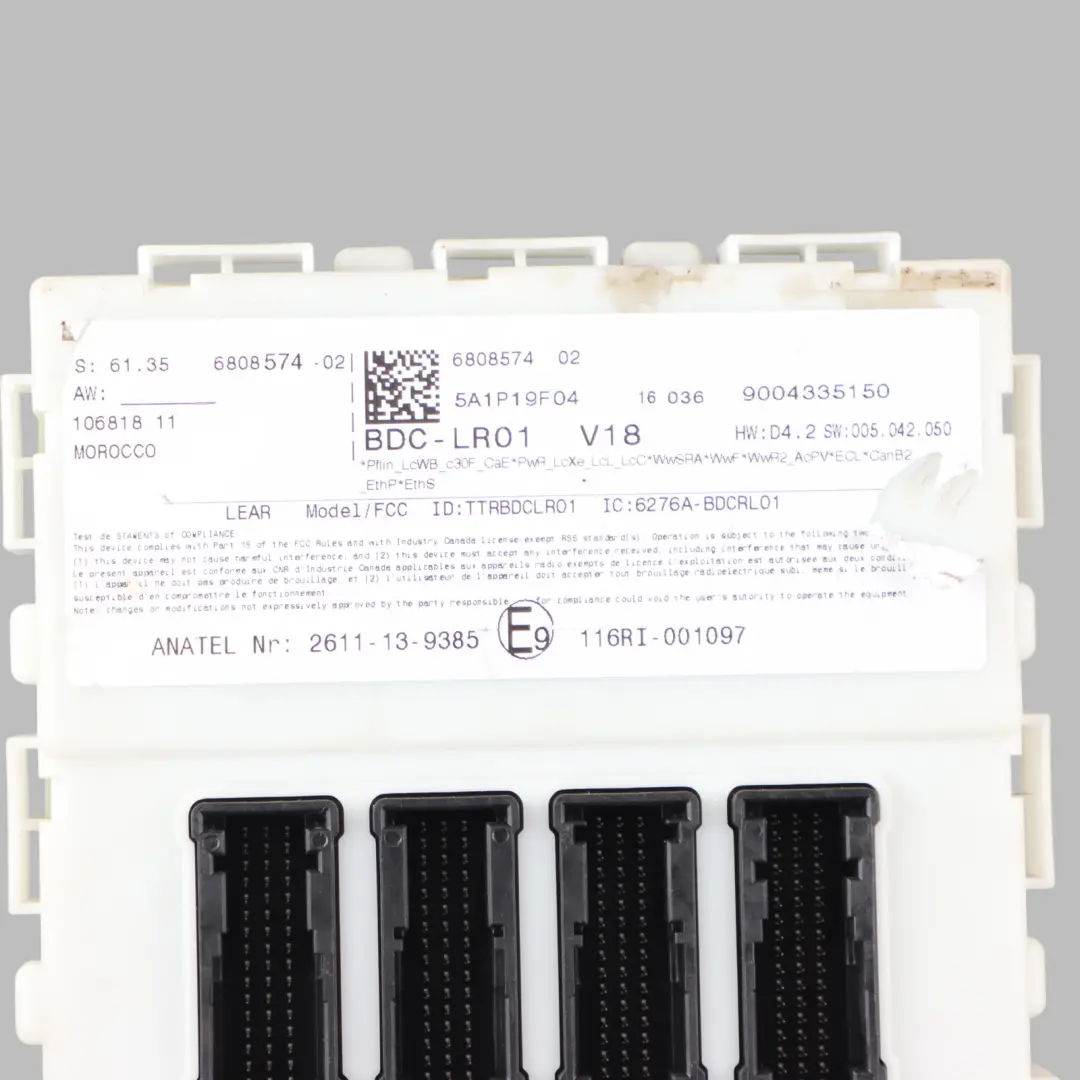 BMW X1 F48 BCM Body Control Module Unit ECU - SKU 6808574 - Part number 6808574