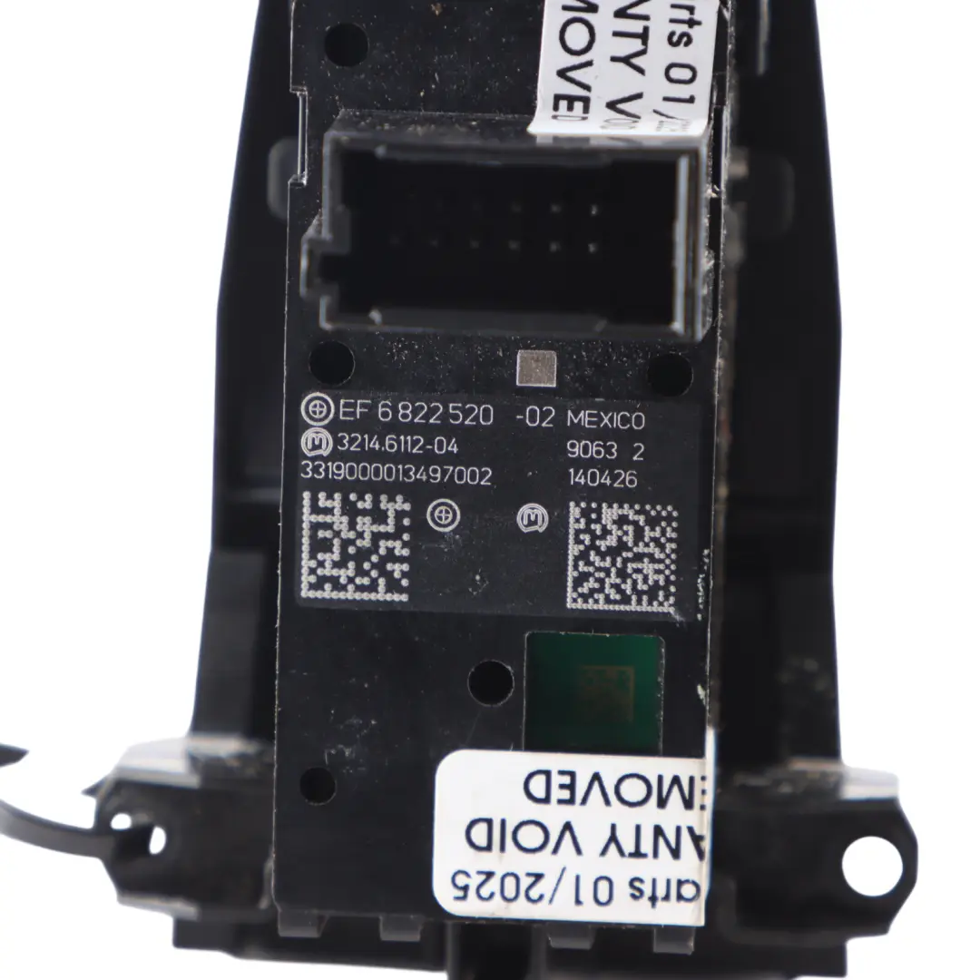 Parking Brake Switch BMW F07 GT X5 F15 X6 F16 Auto Hold Switch Button to with Part number 6822520 Parking Brake Switch BMW F07 GT X5 F15 X6 F16 Auto Hold Switch Button - SKU 6822520 - Part number 6822520