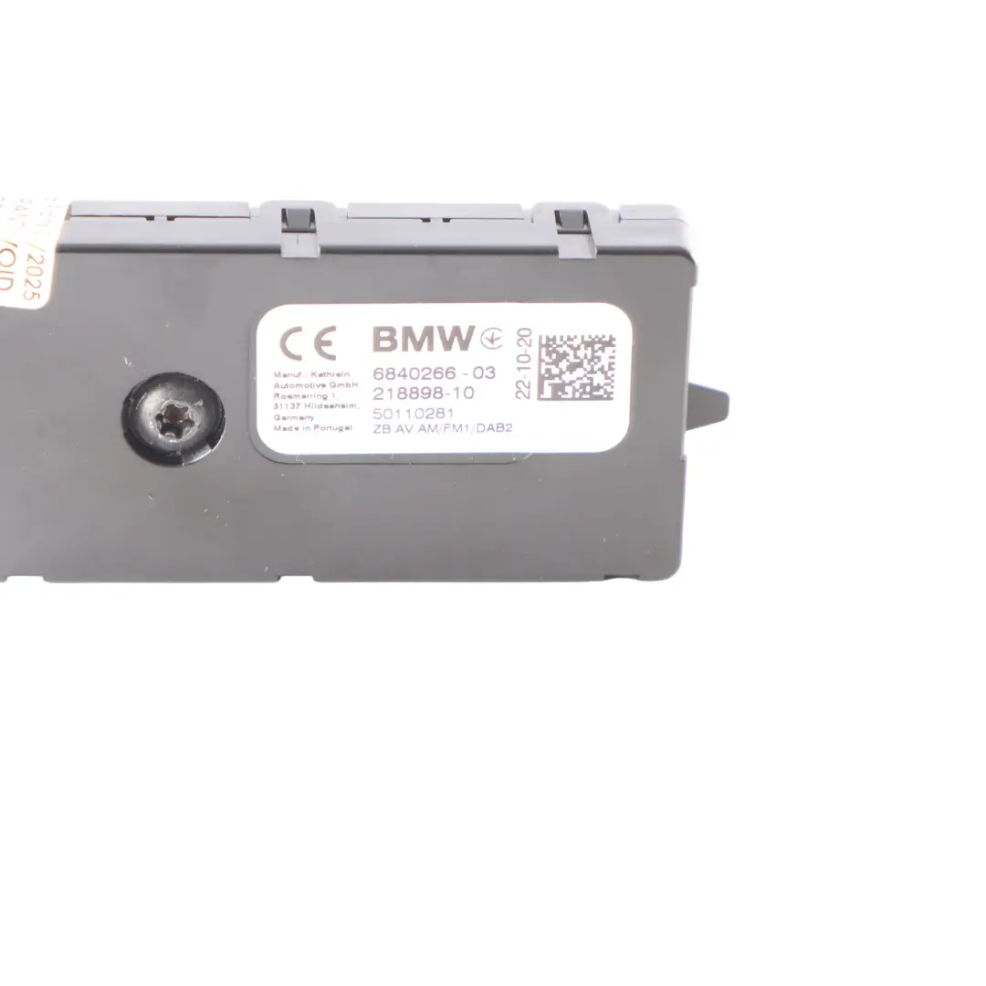 BMW X4 G02 X4M F98 Aerial Antenna Amplifier Suppresion Filter DAB2 - SKU 6840266 - Part number 6840266