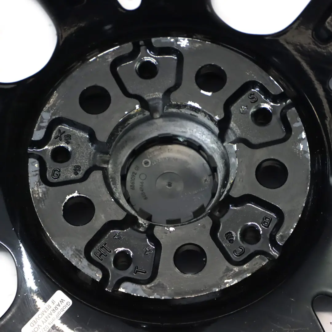 Alloy Rim 16" Loop Spoke 494 6,5J ET:54 to Mini Cooper F55 F56 Black Wheel with Part number 6855103 Mini Cooper F55 F56 Black Wheel Alloy Rim 16" Loop Spoke 494 6,5J ET:54 - SKU 6855103-7 - Part number 6855103