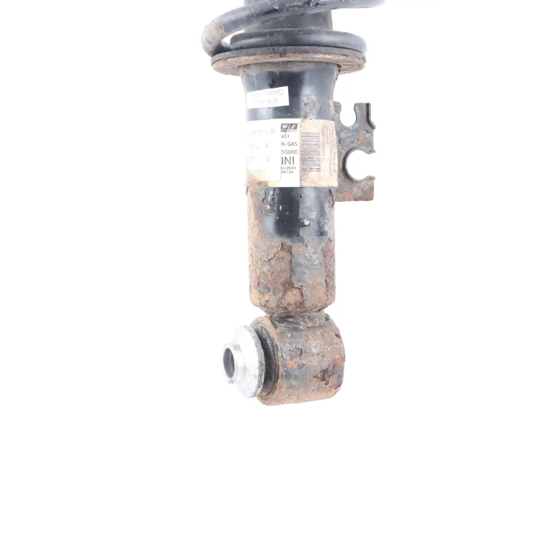 Strut Suspension Shock Absorber Rear Left N/S to Mini R58 Spring with Part number 6855362 Mini R58 Spring Strut Suspension Shock Absorber Rear Left N/S - SKU 6855362 - Part number 6855362