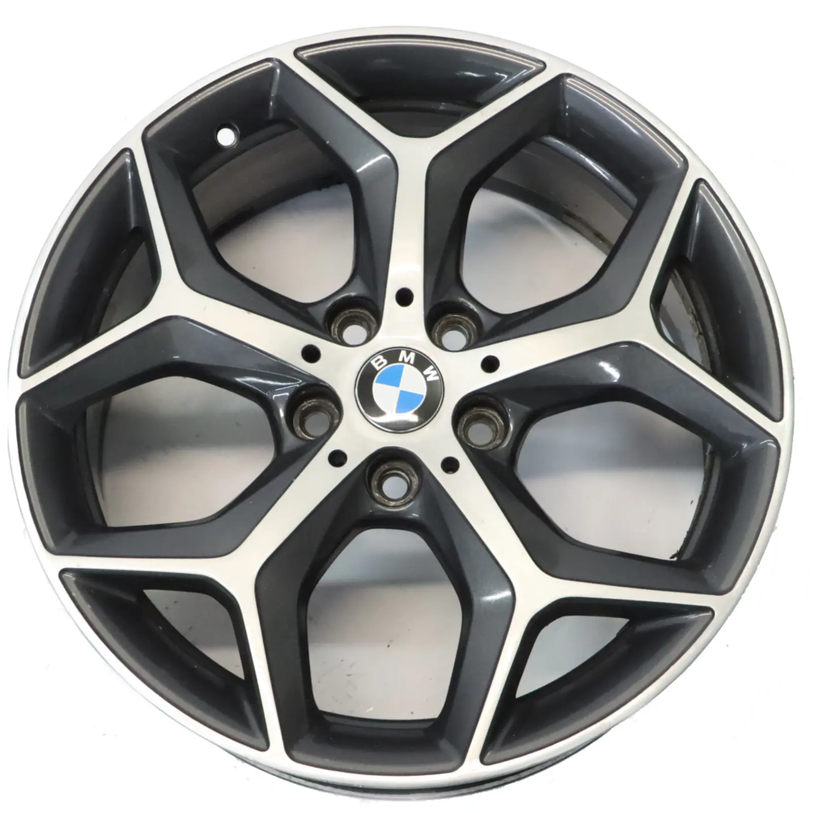 BMW X1 F48 X2 F39 Cerchio Lega Bicolore 18" 7.5J ET:51 Y-Spoke 569 6856070