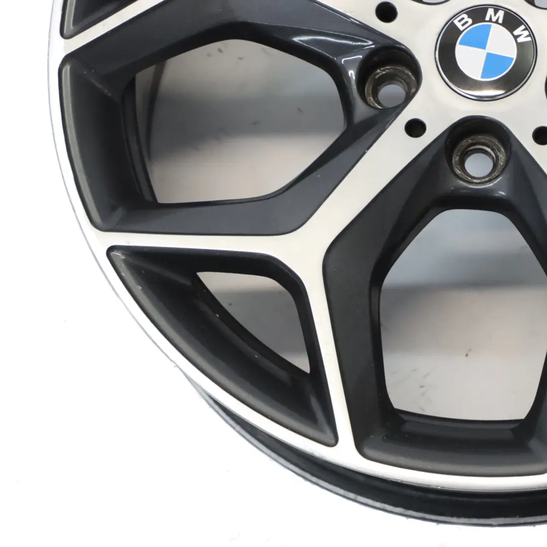 BMW X1 F48 X2 F39 Bicolor Alufelge 18" 7.5J ET:51 Y-Speiche 569 - SKU 6856070-2 - Teilenummer 6856070