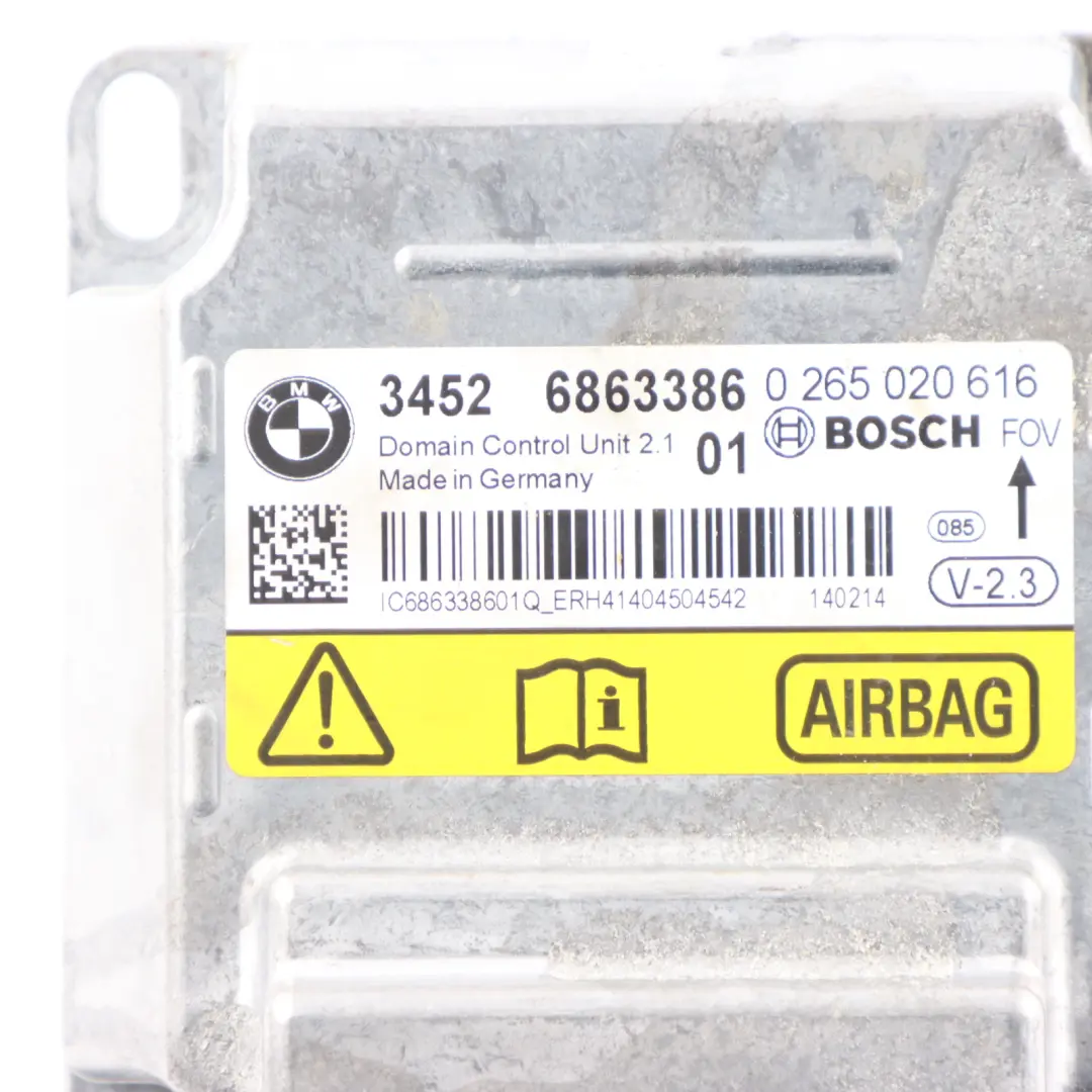 ICM Control Unit Module ECU to BMW F33 with Part number 6863386 BMW F33 ICM Control Unit Module ECU - SKU 6863386 - Part number 6863386