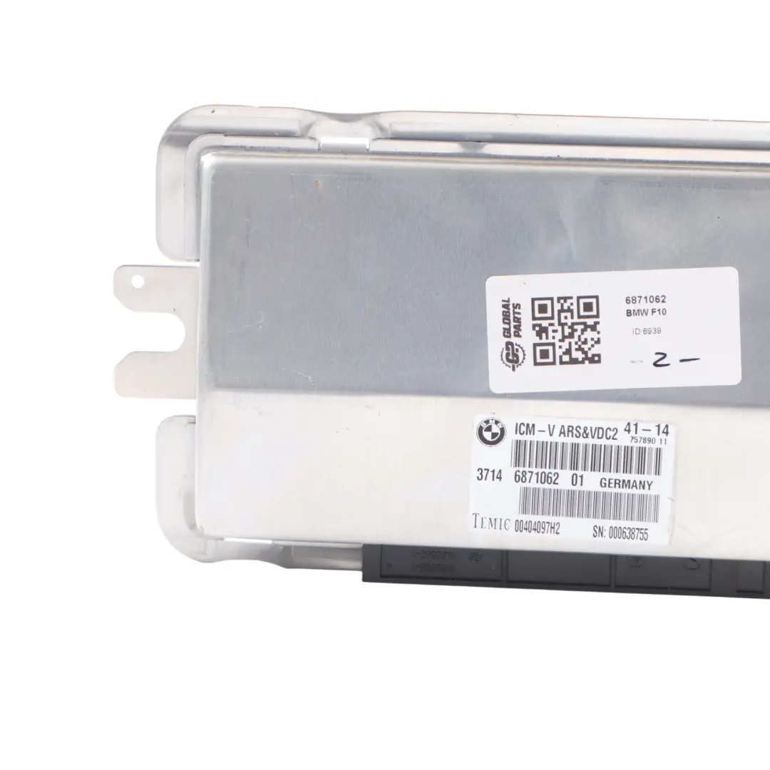 BMW F01 F07 F10 F12 Module VDC Contrôle De Niveau De Suspension Arrière - SKU 6871062 - Numéro de pièce 6871062