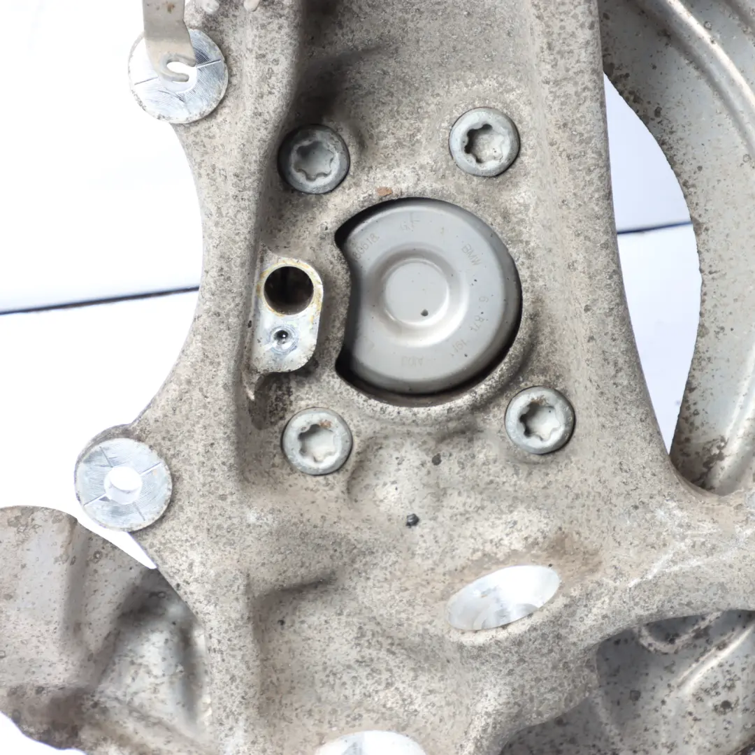 Hub BMW G11 G12 G32 GT Front Suspension Stub Axle Carrier Left N/S to Wheel with Part number 6884377 Wheel Hub BMW G11 G12 G32 GT Front Suspension Stub Axle Carrier Left N/S - SKU 6884377-1 - Part number 6884377