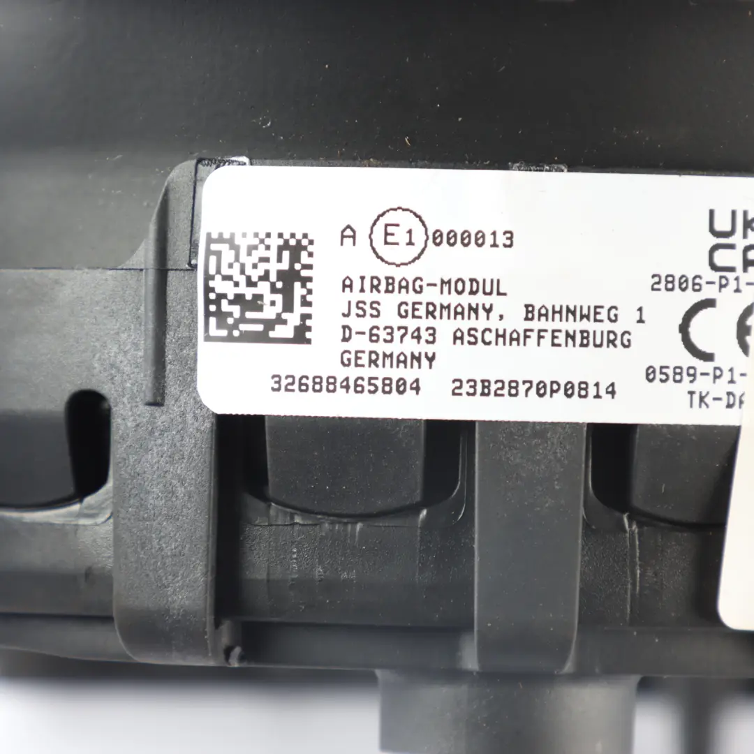 Steering Wheel Driver's Air Module Unit to BMW X5 E70 with Part number 6884658 BMW X5 E70 Steering Wheel Driver's Air Module Unit - SKU 6884658 - Part number 6884658