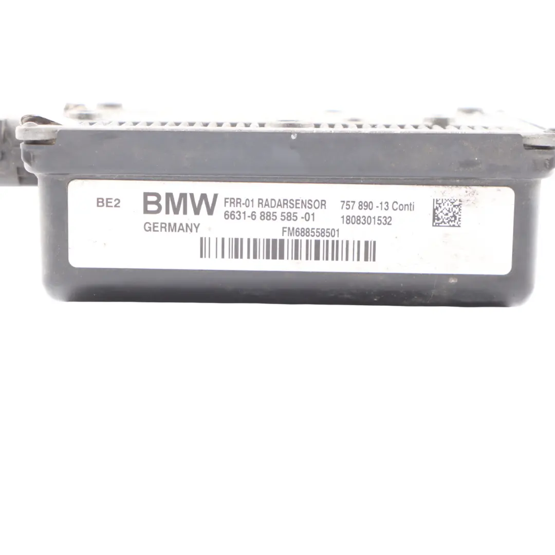 Distronic Radar BMW F20 F21 F22 F30 F34 GT Sensor Control Unit Module to with Part number 6885585 Distronic Radar BMW F20 F21 F22 F30 F34 GT Sensor Control Unit Module - SKU 6885585 - Part number 6885585
