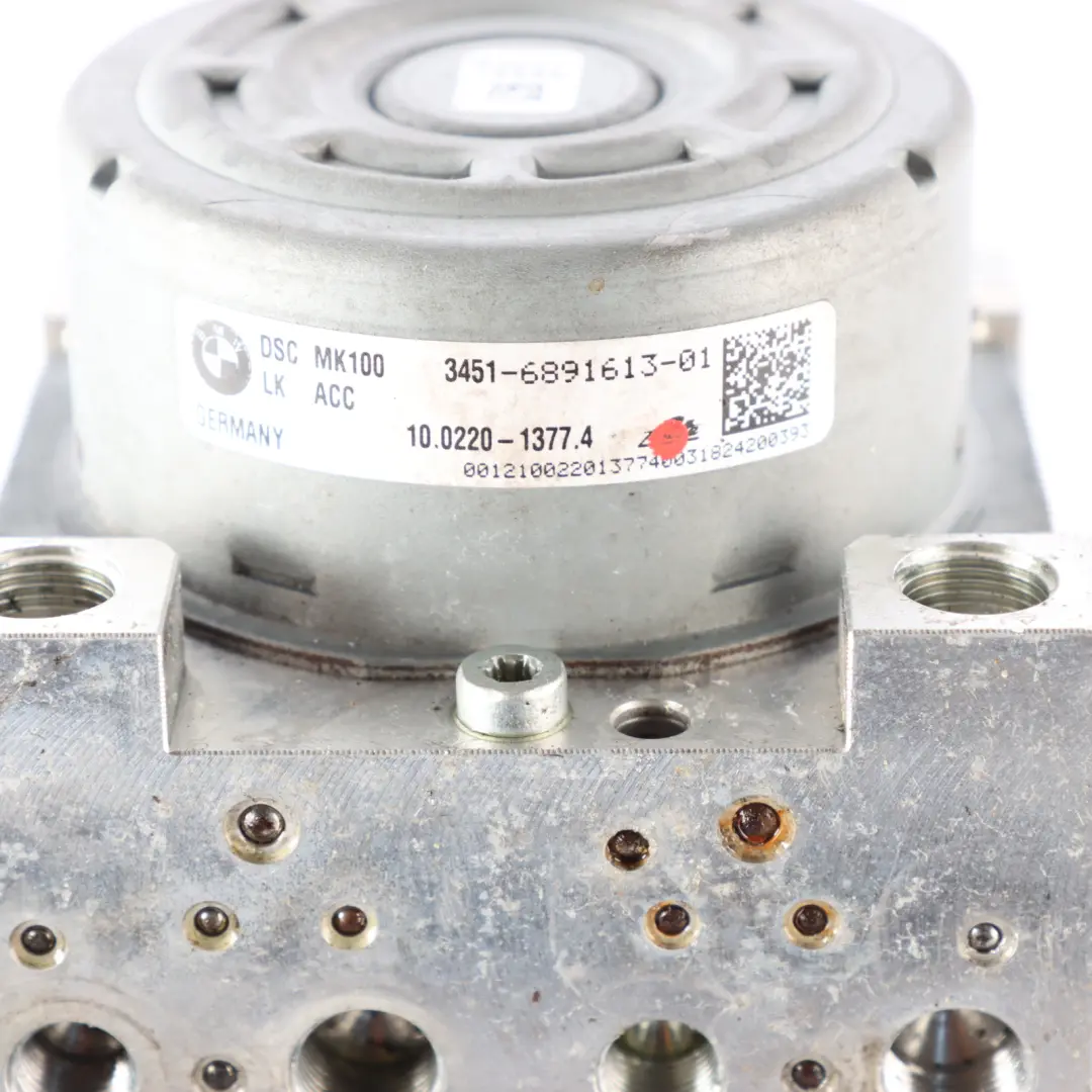 ABS DSC Hydro Braking Unit Pump 6887514 6887513 to BMW F20 F21 F22 F30 LCI with Part number 6897117 BMW F20 F21 F22 F30 LCI ABS DSC Hydro Braking Unit Pump 6887514 6887513 - SKU 6897117-1 - Part number 6897117