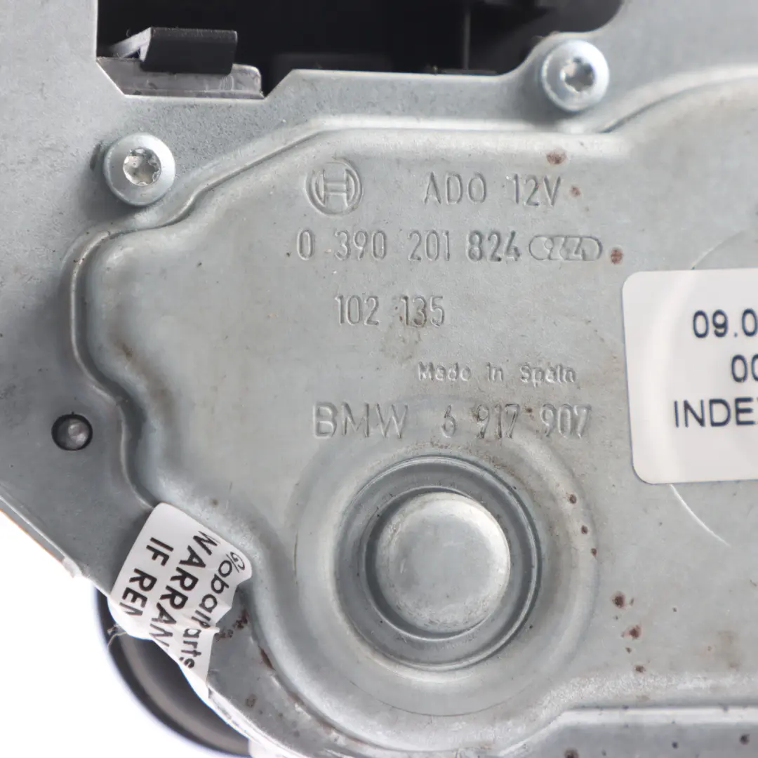 Gruppo Motore Tergicristallo Posteriore Bosch 6763 per BMW X3 E83 con numero di parte 6917907 BMW X3 E83 Gruppo Motore Tergicristallo Posteriore Bosch 6763 - SKU 6917907 - Numero di parte 6917907