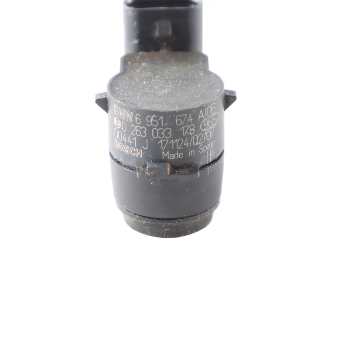 BMW E81 E87 E90 Sensor Aparcamiento PDC Ultrasónico Blanco Alpino 3 300 - SKU 6951674-AW - Número de pieza 6951674