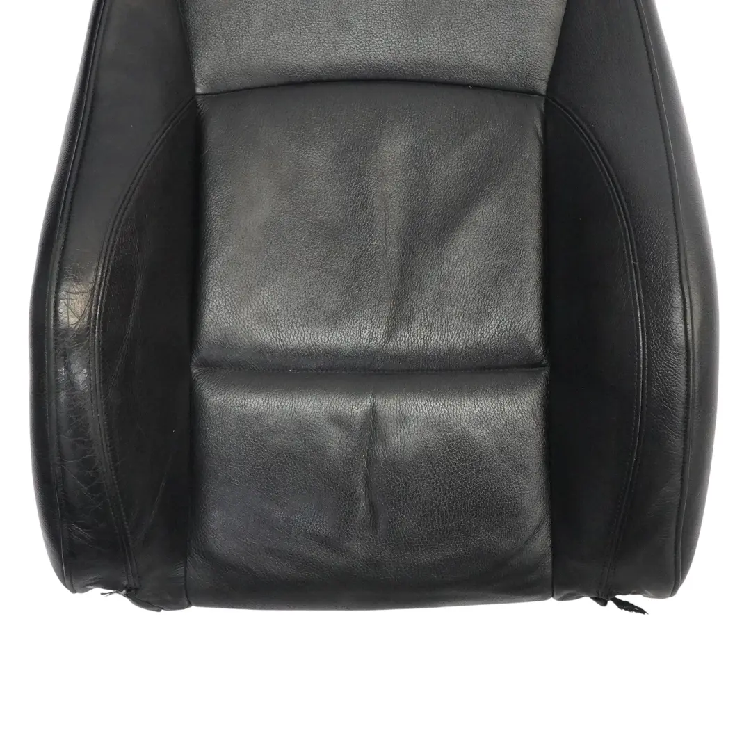 Negro Cuero Dakota Delantero Respaldo Asiento para BMW E90 E91 M Sport con número de pieza 6956396 BMW E90 E91 M Sport Negro Cuero Dakota Delantero Respaldo Asiento - SKU 6956396 - Número de pieza 6956396