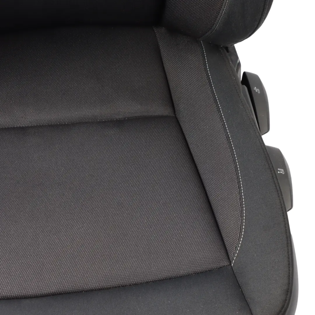 BMW E87 Seat Front Left Cloth Fabric Interior N/S Anthracite Network - SKU 6970531-1 - Part number 6970531