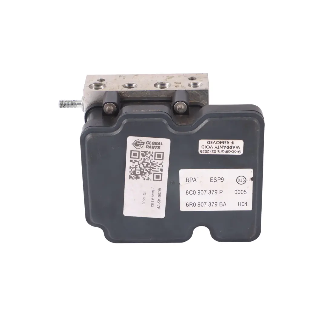 Bomba ABS Modulador Hidráulico Unidad de Control de Freno 6C0907379P para Audi A1 8X con número de pieza 6C0614517P Audi A1 8X Bomba ABS Modulador Hidráulico Unidad de Control de Freno 6C0907379P - SKU 6C0614517P - Número de pieza 6C0614517P
