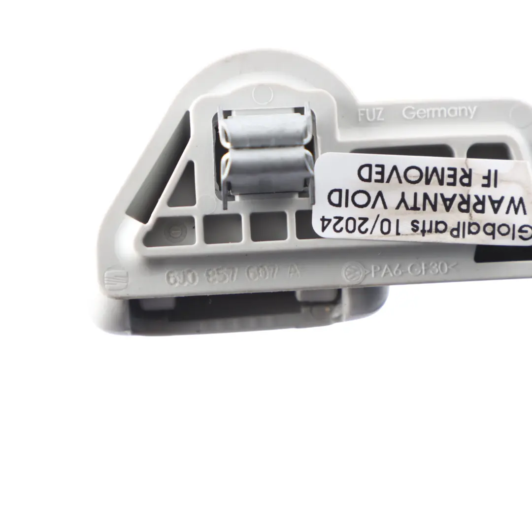6J Front Interiorr Headliner Roof Grab Handle Right O/S to Seat Ibiza with Part number 6J0857607A Seat Ibiza 6J Front Interiorr Headliner Roof Grab Handle Right O/S - SKU 6J0857607A - Part number 6J0857607A