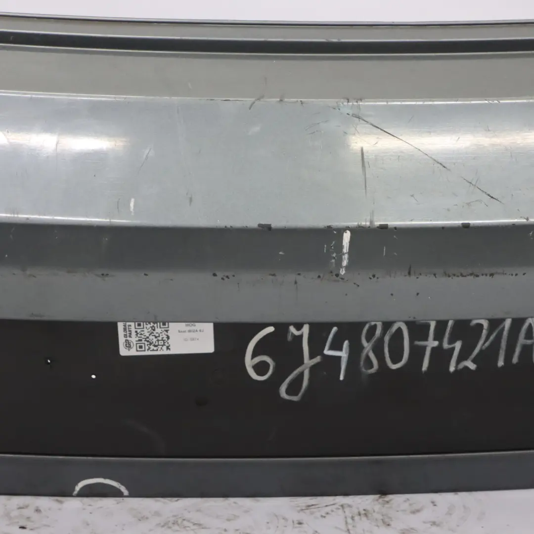 Seat Ibiza 6J FR Rear Bumper Panel Cover Trim Monsoon Grey Metallic - X7R - SKU 6J4807421A-MOG - Part number 6J4807421A