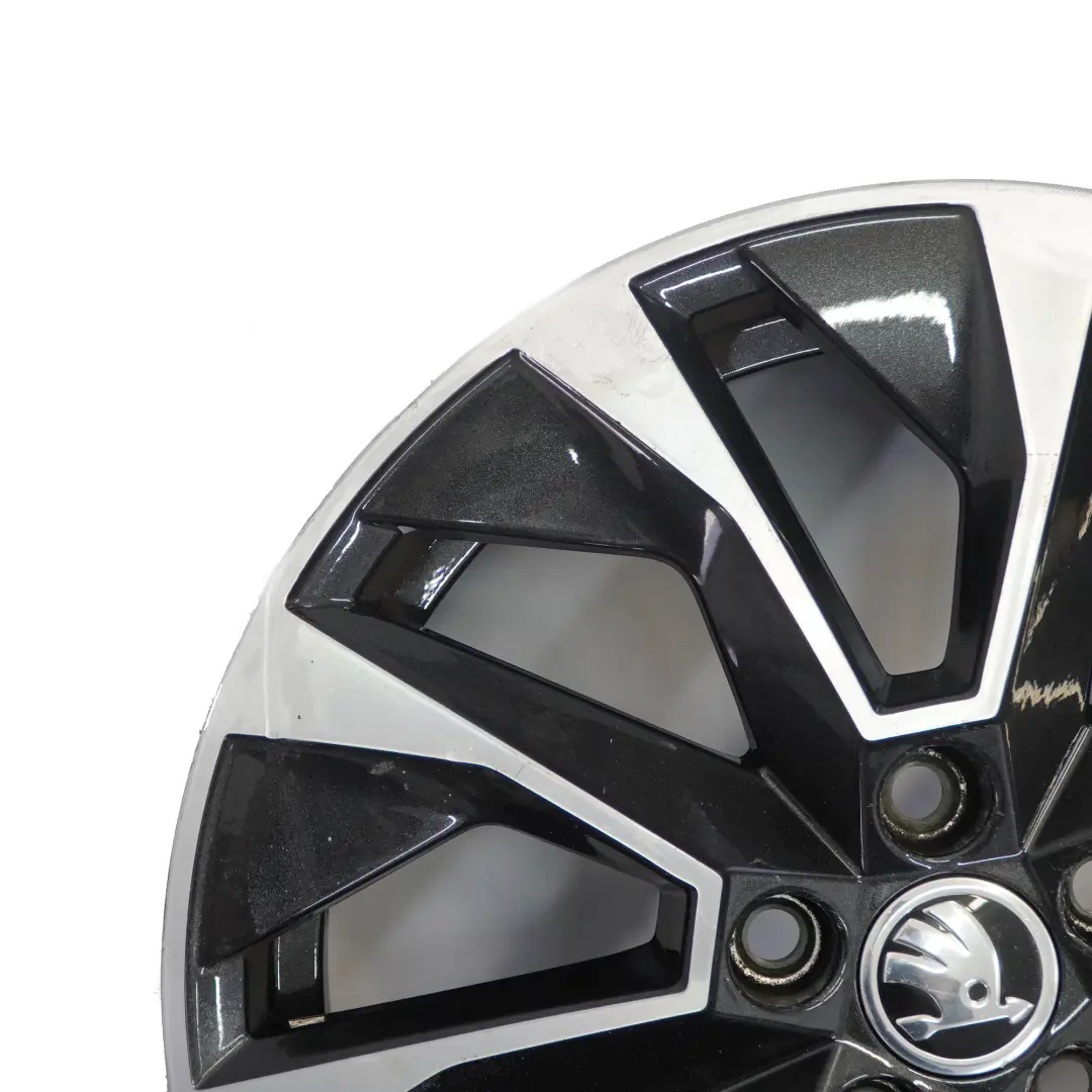 Skoda Fabia 6V Bicolor Alloy Wheel Rim 16" 7J ET:46 5E0601025H - SKU 6V0601025-1 - Part number 6V0601025