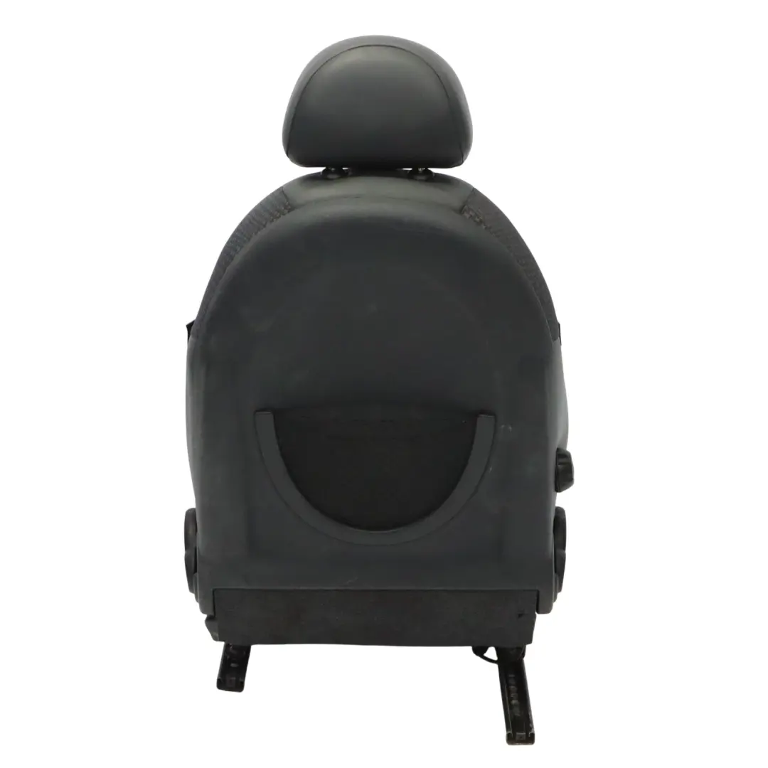 Mini Cooper R50 Sitz Vorne Links Innenraum Halb Leder Kaleido Panther Schwarz - SKU 7073081-3 - Teilenummer 7073081