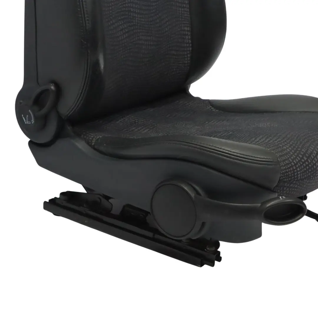 Mini Cooper R50 Sedile Anteriore Destro Interno Mezza Pelle Kaleido Panther Nero - SKU 7073082-2 - Numero di parte 7073082
