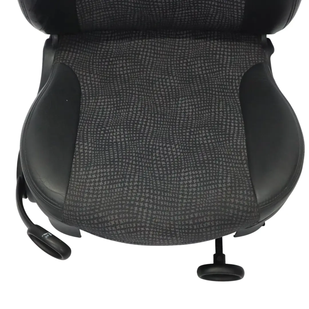 Mini Cooper R50 Sitz Vorne Rechts Innenraum Halb Leder Kaleido Panther Schwarz - SKU 7073082-2 - Teilenummer 7073082