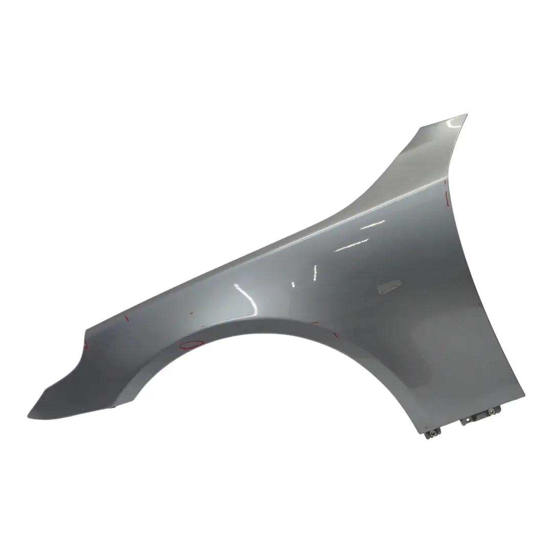 BMW E60 E61 Guardabarros Delantero Izquierdo Silbergrau Grey - A08 - SKU 7111429-SBG3 - Número de pieza 7111429