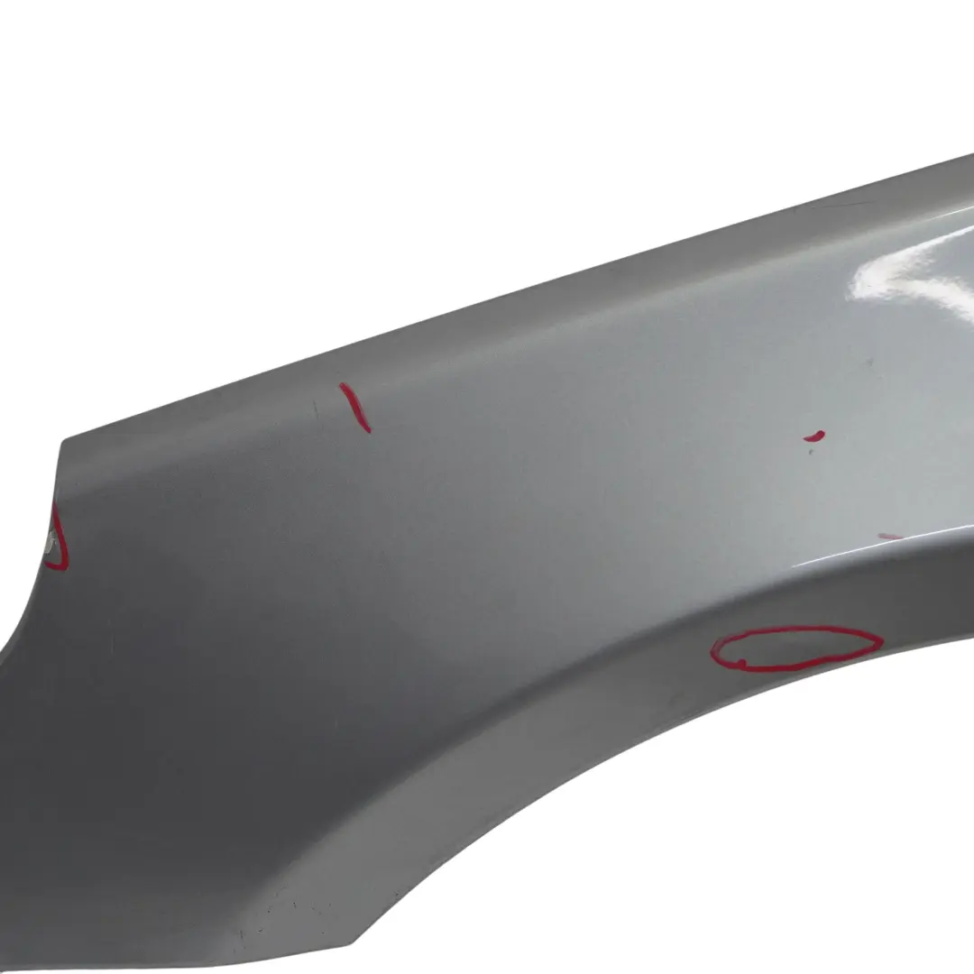 BMW E60 E61 Guardabarros Delantero Izquierdo Silbergrau Grey - A08 - SKU 7111429-SBG3 - Número de pieza 7111429